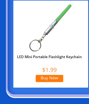 FUMAT LED Mini Flashlight Keychain Fluorescent Green