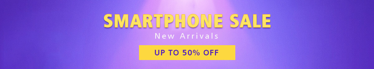 New Smartphone Sale, Up to 50% Off