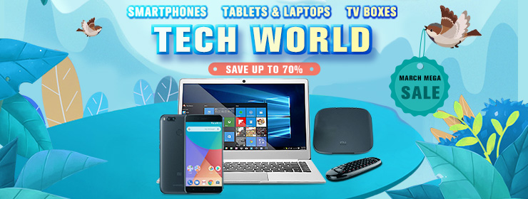 Geekbuying Smartphones Tablets&Laptops TV boxes TECH WORLD